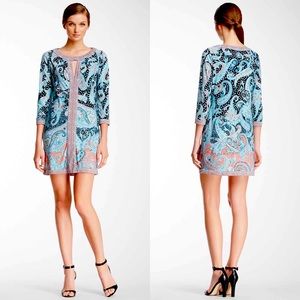 BCBGMAXAZRIA Avila Printed Dress Size Medium